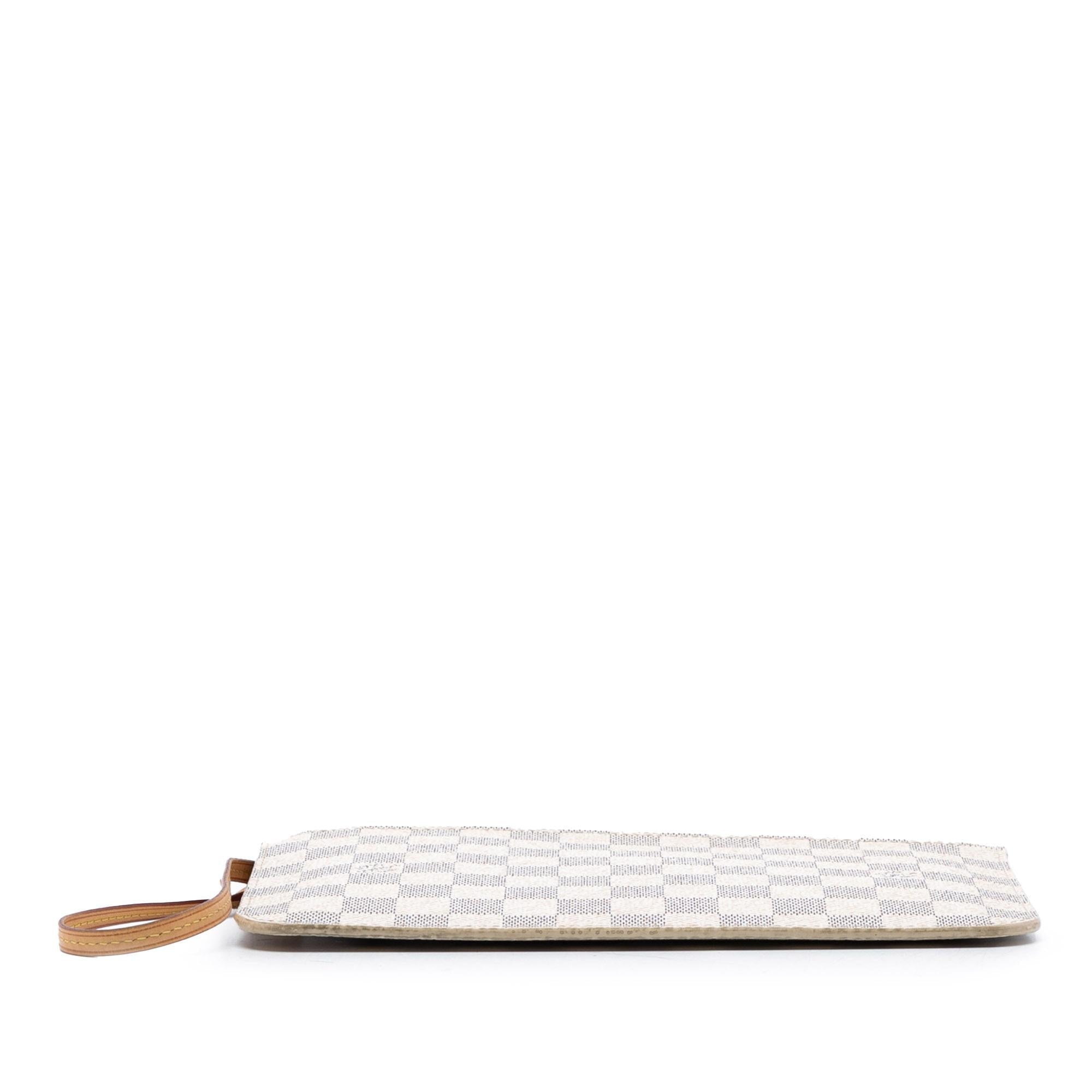 Louis Vuitton Damier Azur Neverfull MM Pouch