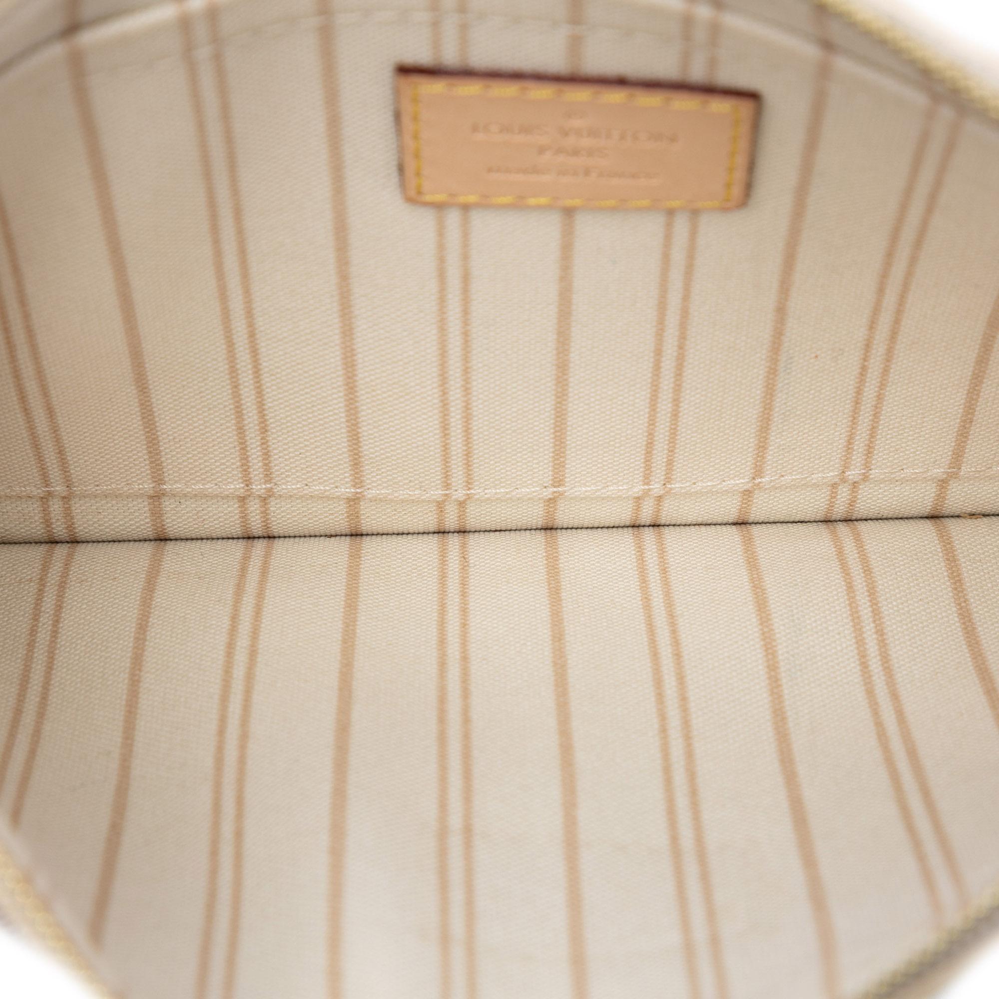 Louis Vuitton Damier Azur Neverfull MM Pouch