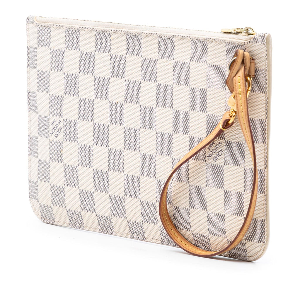 Louis Vuitton Damier Azur Neverfull MM Pouch