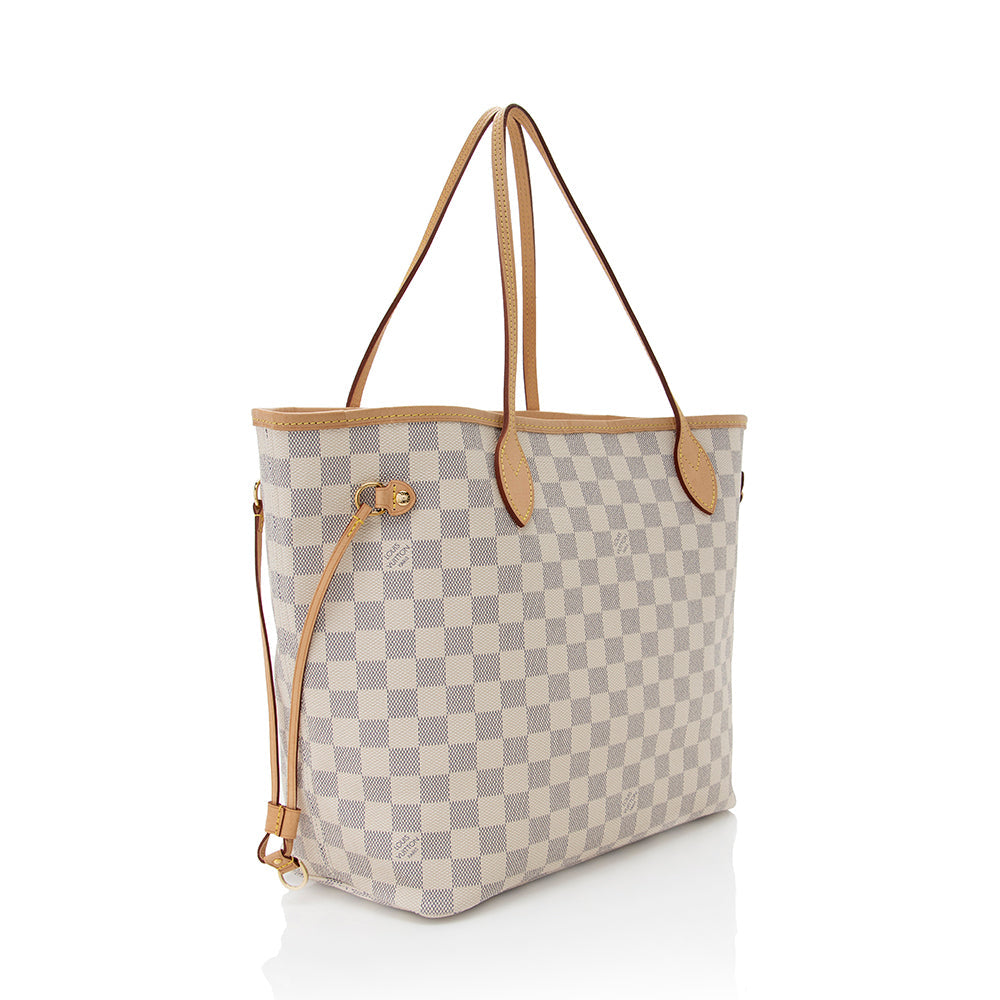 Louis Vuitton Damier Azur Neverfull MM Tote (SHF-18319)