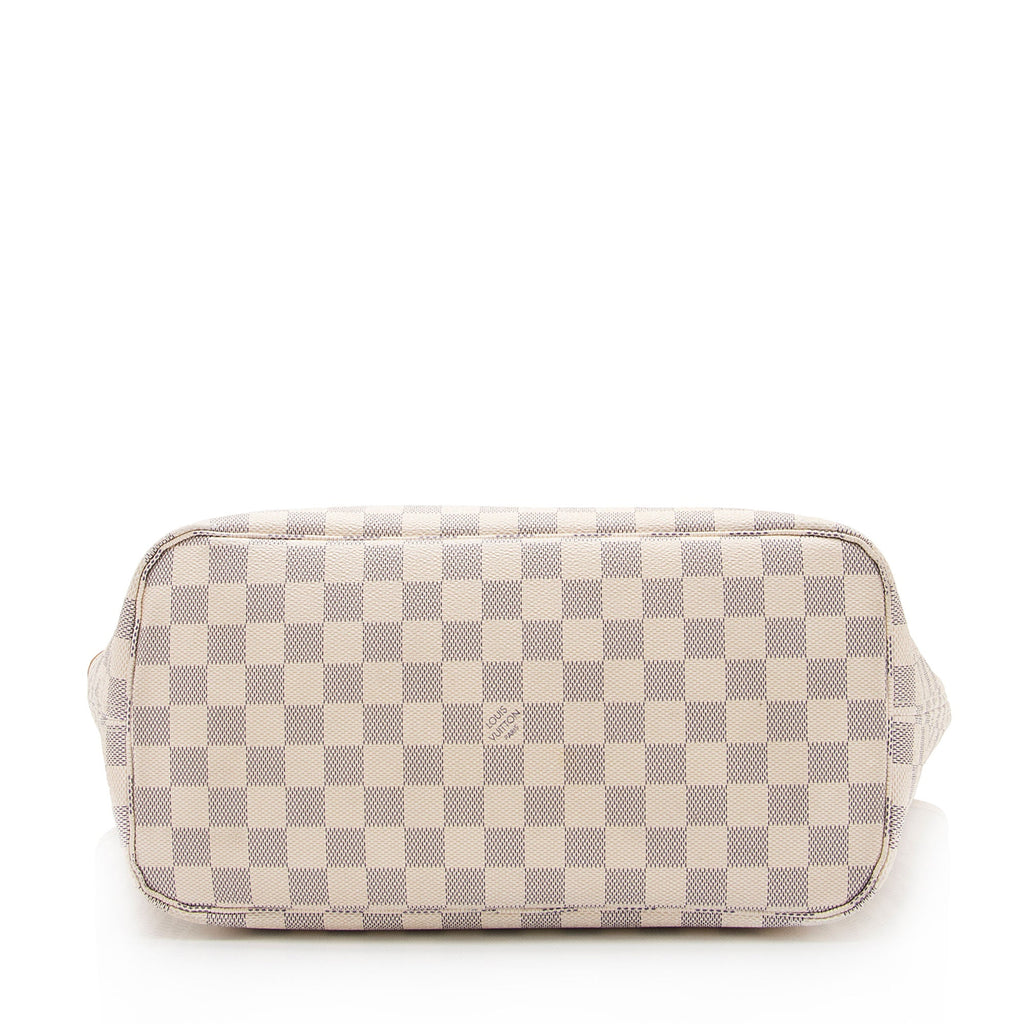 Louis Vuitton Damier Azur Neverfull MM Tote (SHF-uaROfL)