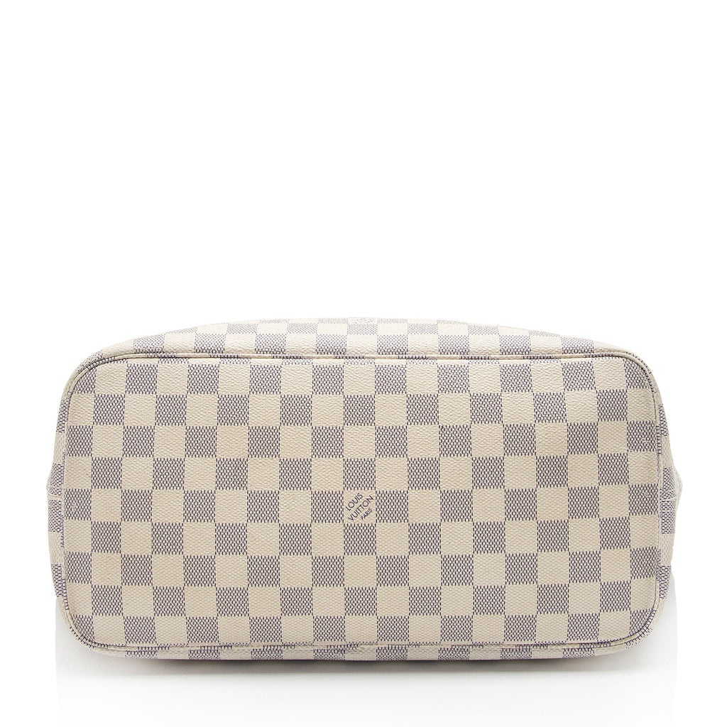 Louis Vuitton Damier Azur Neverfull MM Tote - FINAL SALE (SHG-AOeI8u)