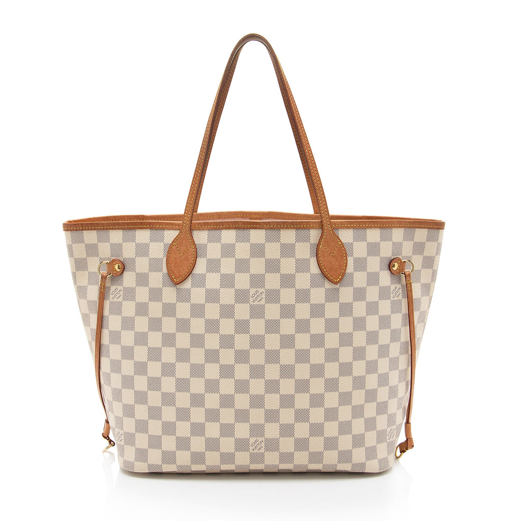 Louis Vuitton Damier Azur Neverfull MM Tote