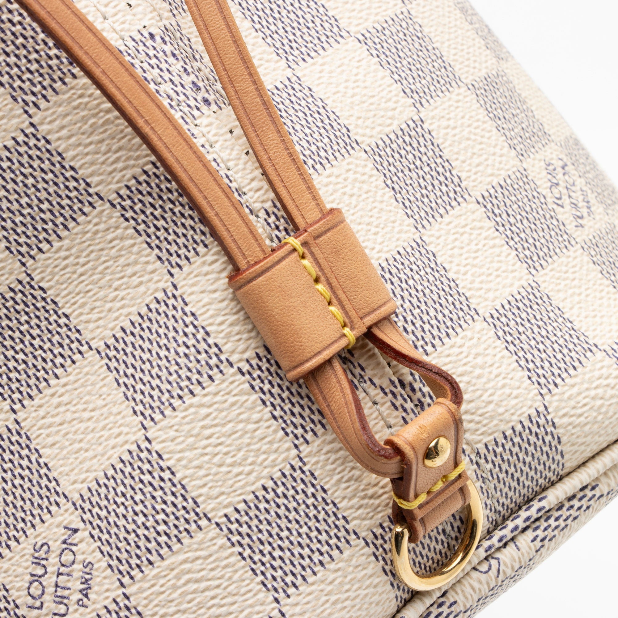 Louis Vuitton Damier Azur Neverfull MM Tote (SHF-Qy78xW)