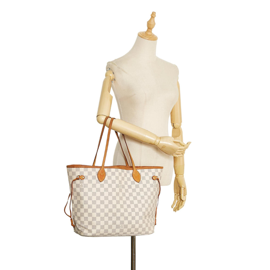 Louis Vuitton Damier Azur Neverfull MM (SHG-OiKWC6)