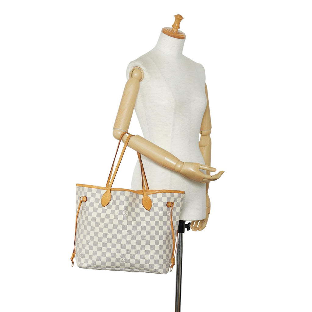 Louis Vuitton Damier Azur Neverfull MM (SHG-CfMJH5)