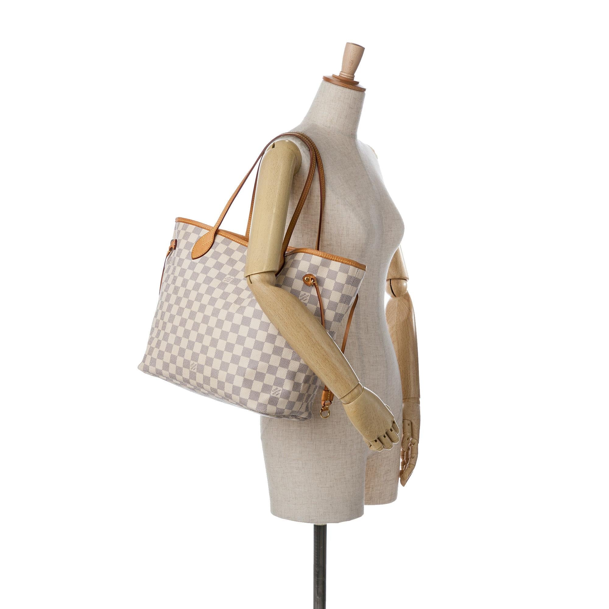 Louis Vuitton Damier Azur Neverfull MM (SHG-NO1pMI)