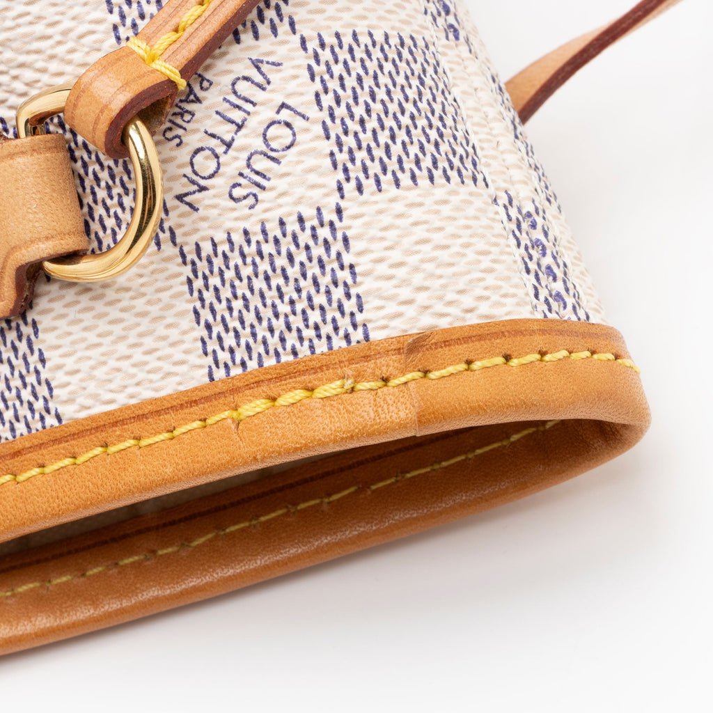 Louis Vuitton Damier Azur Neverfull PM Tote (SHF-JcINxN)