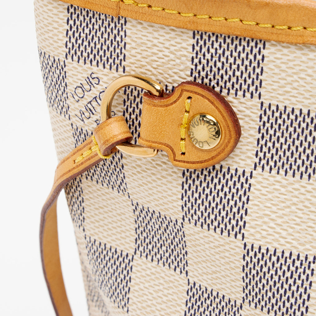 Louis Vuitton Damier Azur Neverfull PM Tote (SHF-EDzBxL)