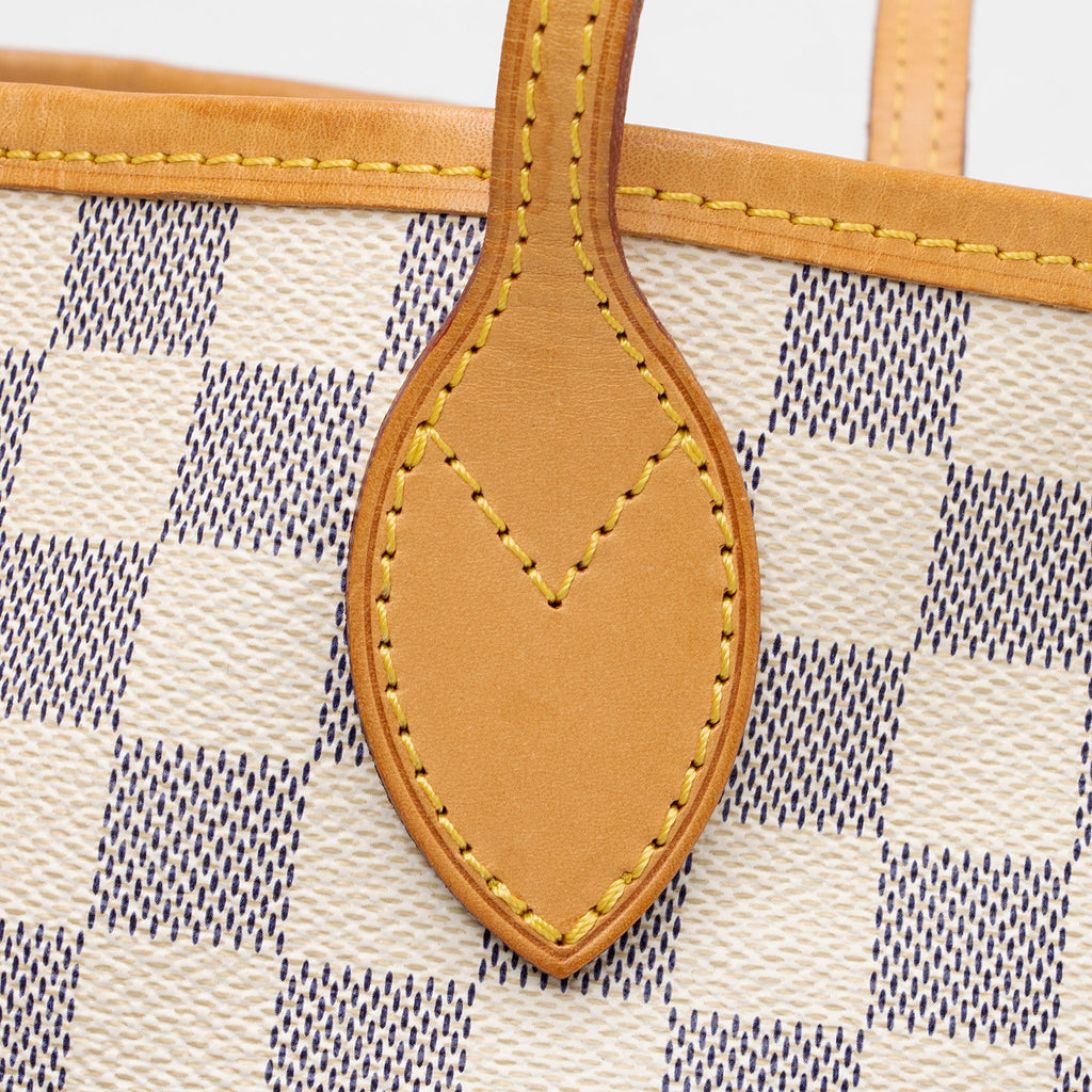 Louis Vuitton Damier Azur Neverfull PM Tote (SHF-EDzBxL)