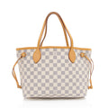 Louis Vuitton Damier Azur Neverfull PM Tote (SHF-EDzBxL)