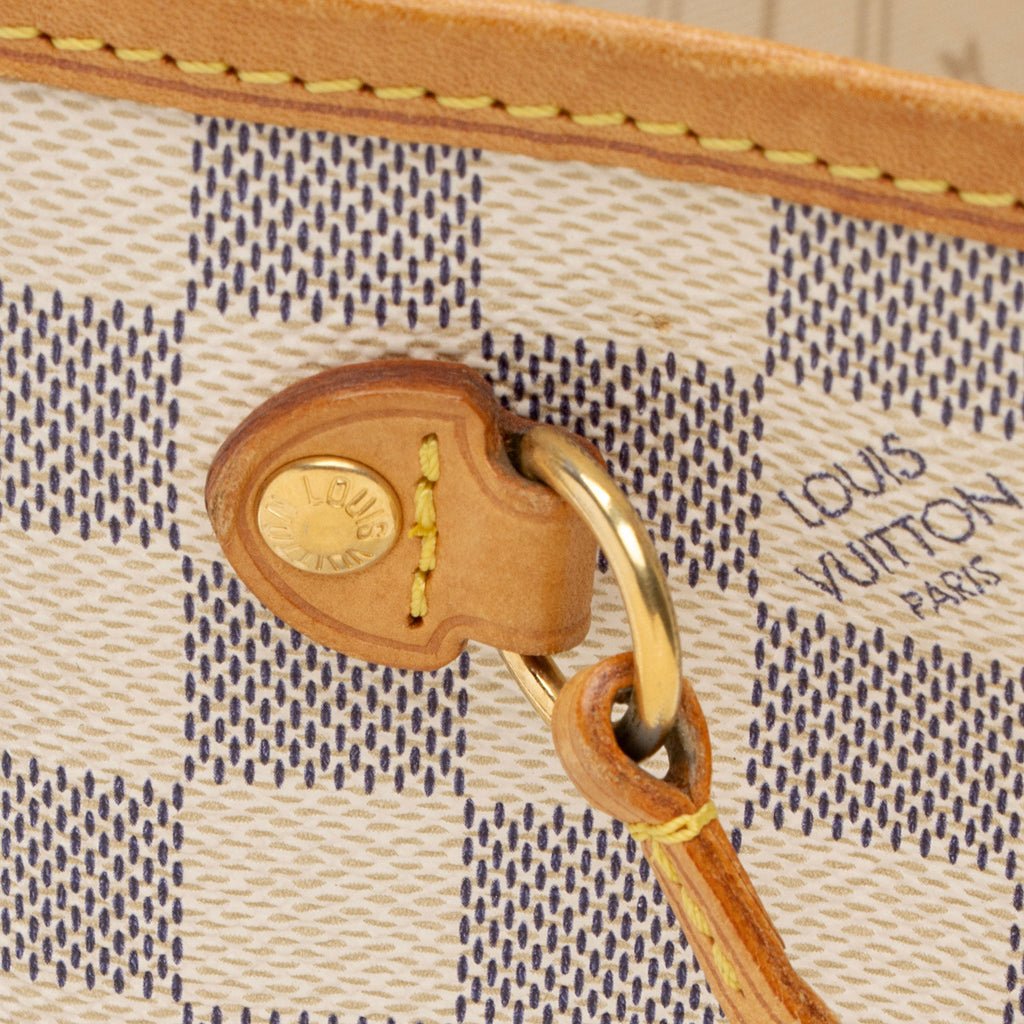 Louis Vuitton Damier Azur Neverfull PM Tote (SHF-DxgmLJ)
