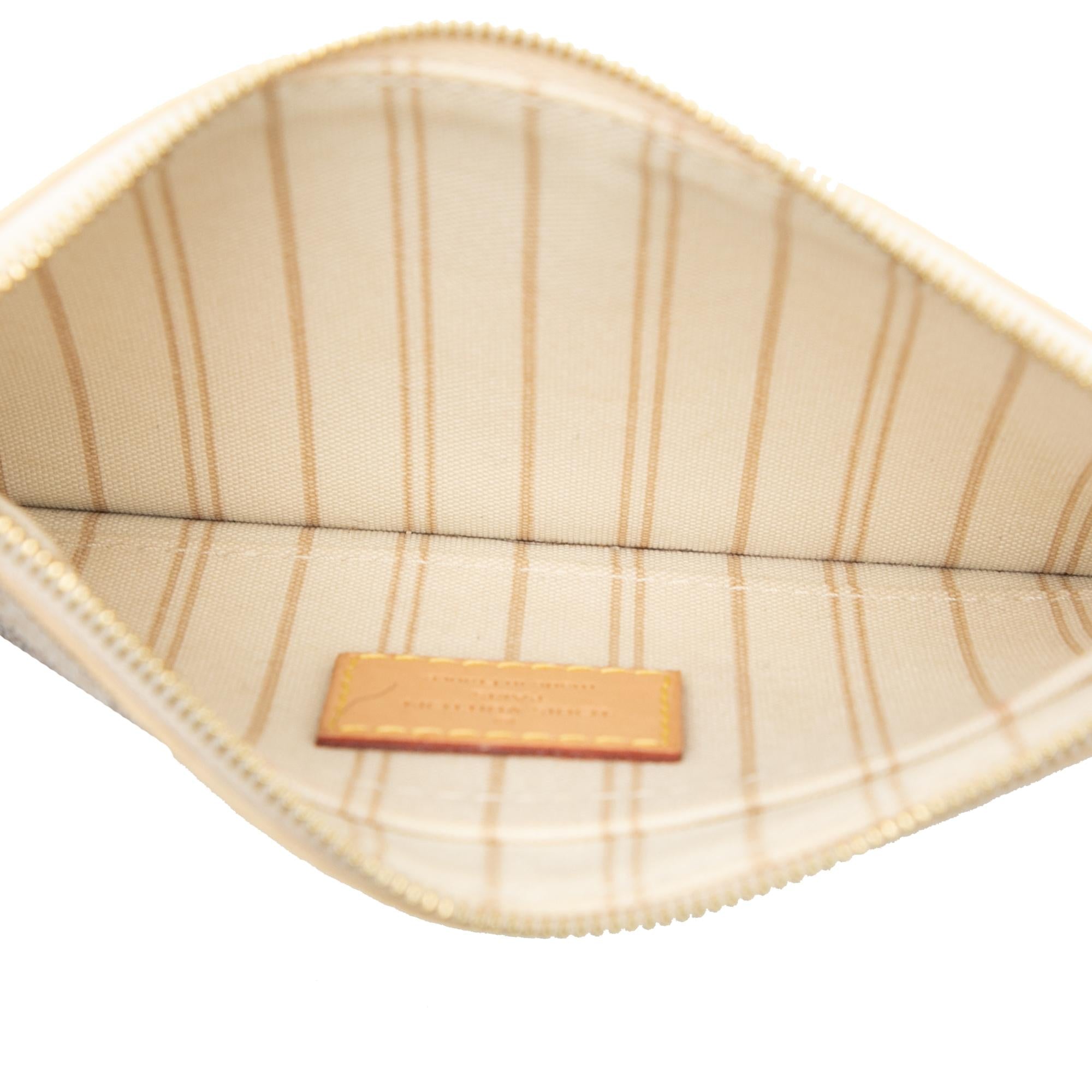 Louis Vuitton Damier Azur Neverfull Pouch PM