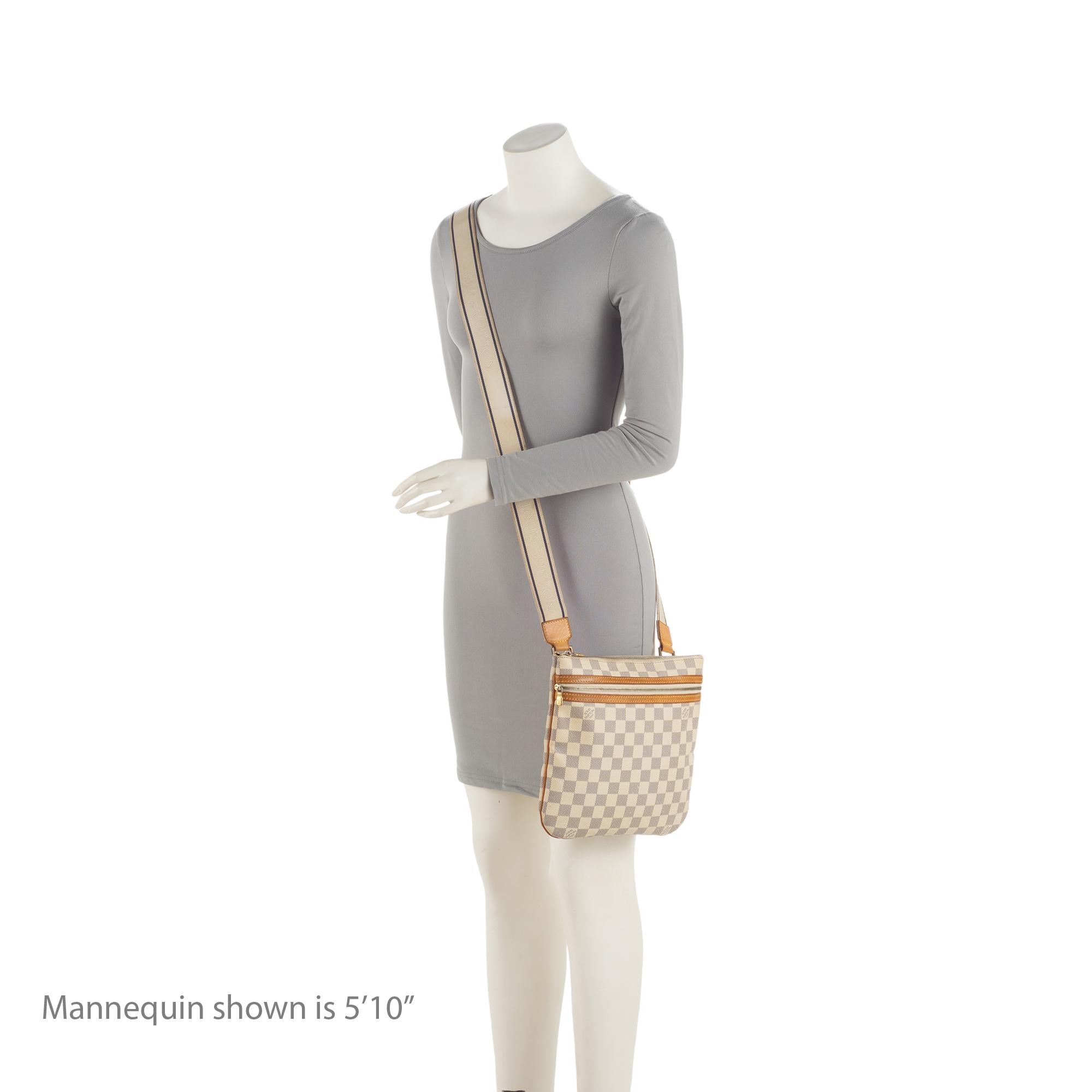 Louis Vuitton Damier Azur Pochette Bosphore Messenger Bag (SHF-BRPpFe)