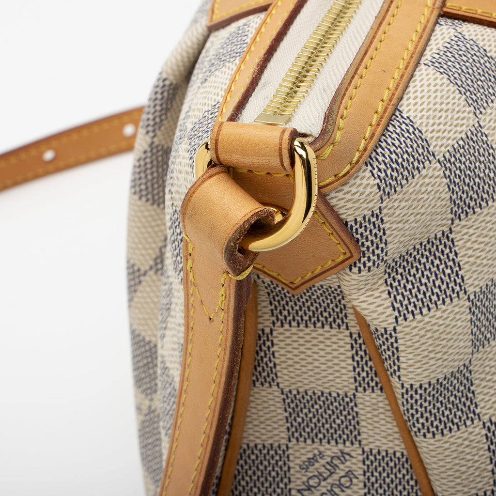 Louis Vuitton Damier Azur Siracusa PM Shoulder Bag (SHF-JlsstH)