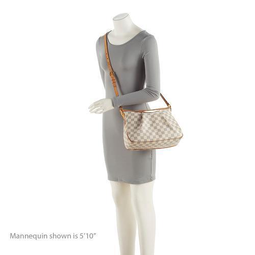Louis Vuitton Damier Azur Siracusa PM Shoulder Bag (SHF-6FtYE4)