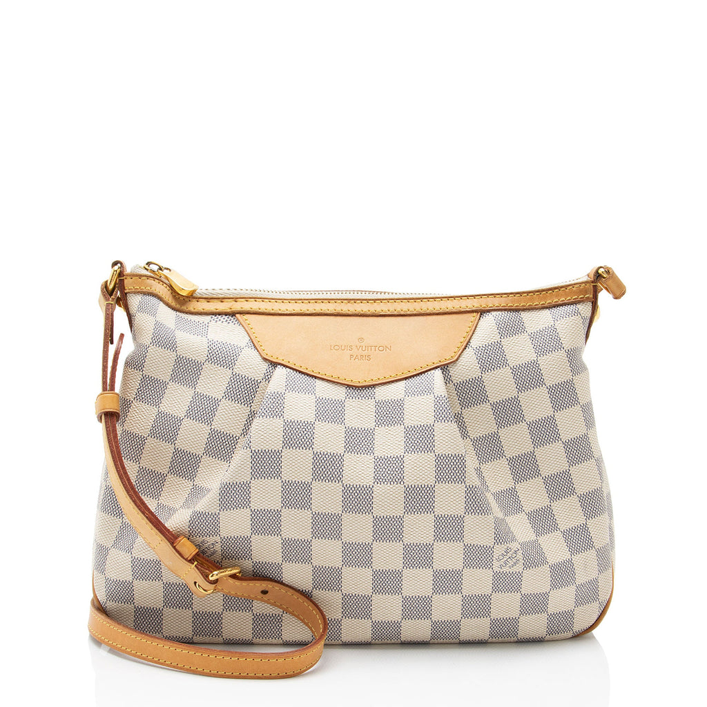 Louis Vuitton Damier Azur Siracusa PM Shoulder Bag