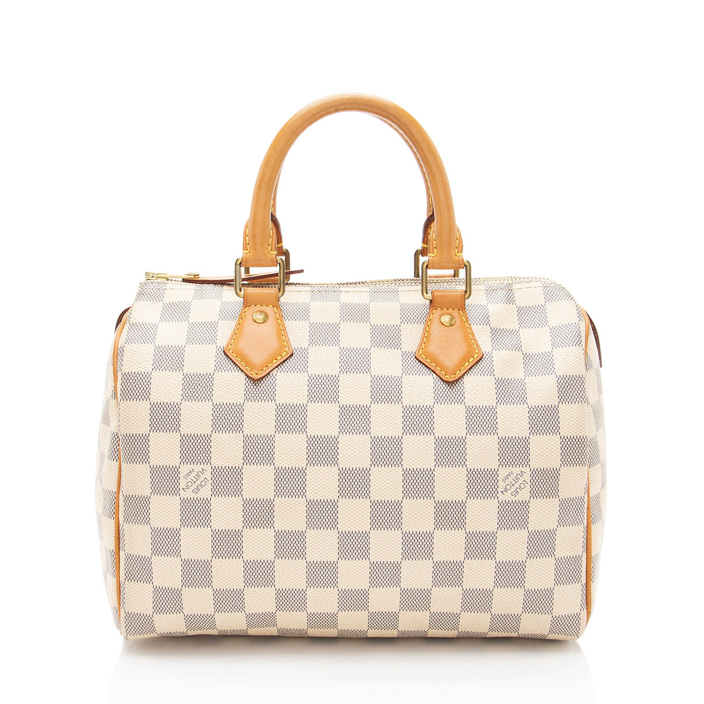 Louis Vuitton Damier Azur Speedy 25 Satchel