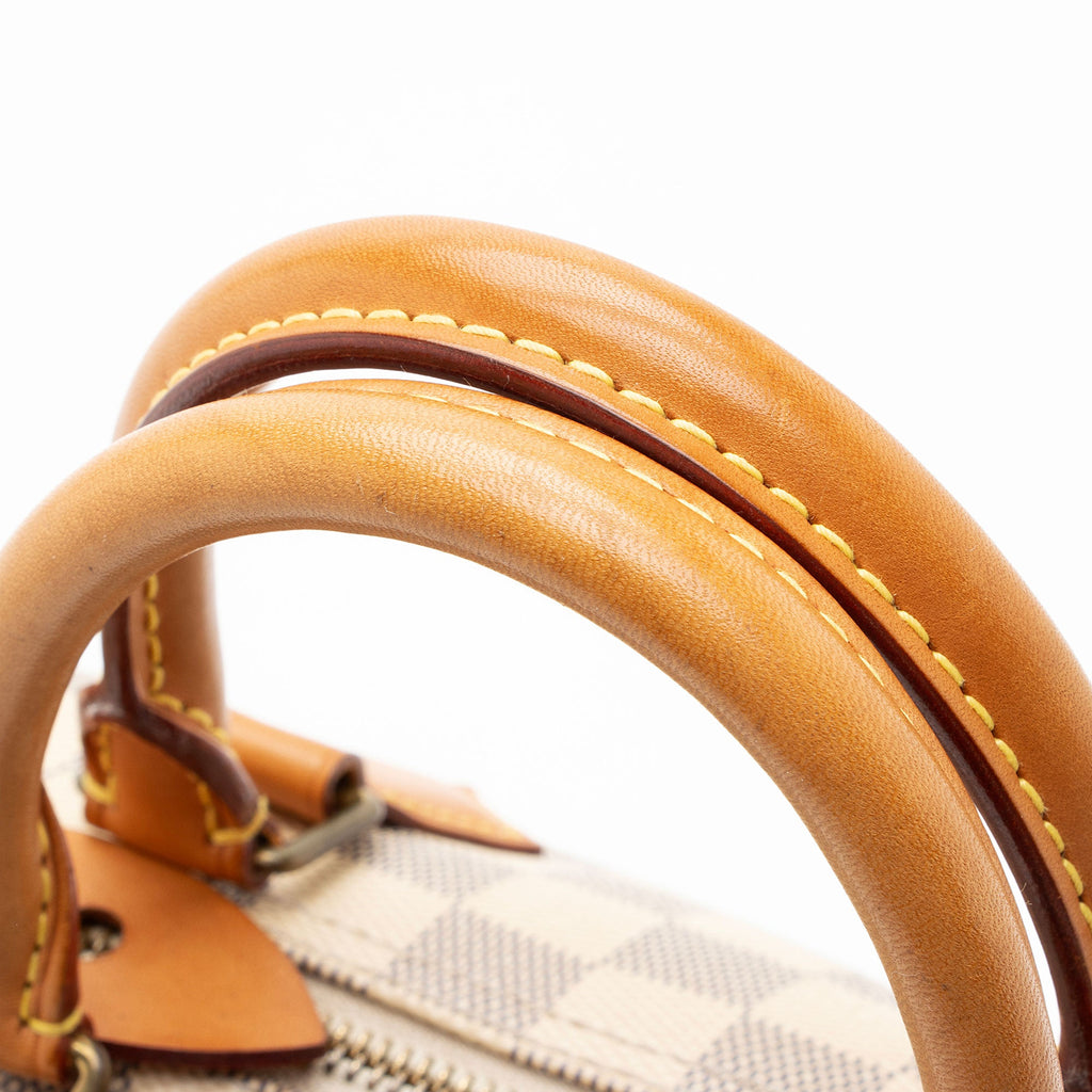 Louis Vuitton Damier Azur Speedy 25 Satchel