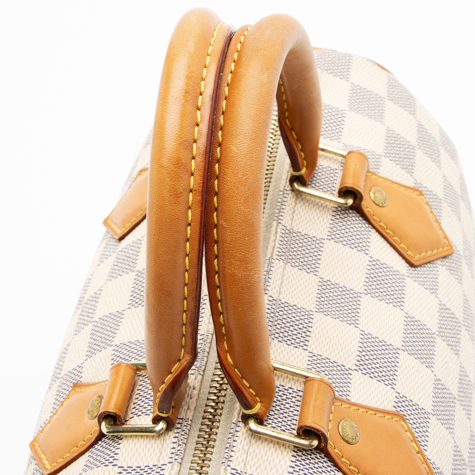 Louis Vuitton Damier Azur Speedy 25 Satchel