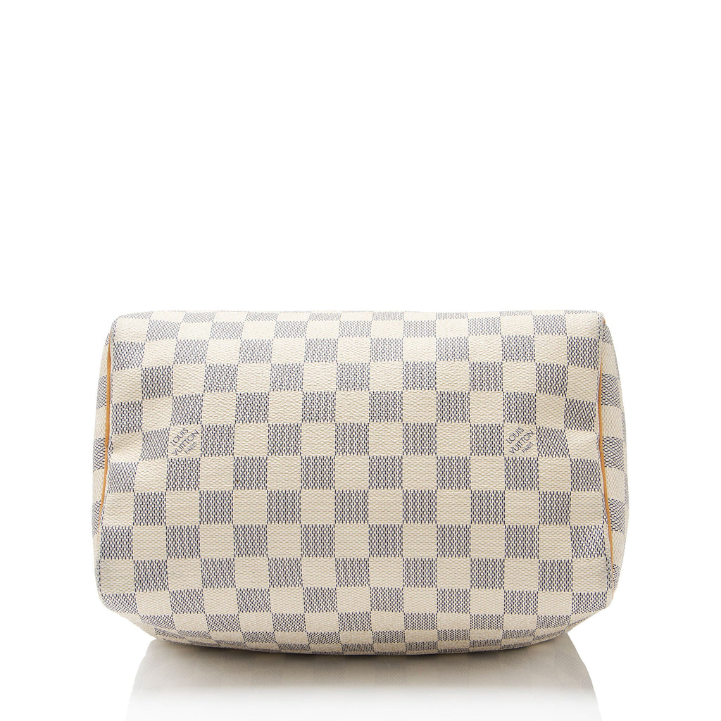 Louis Vuitton Damier Azur Speedy 25 Satchel