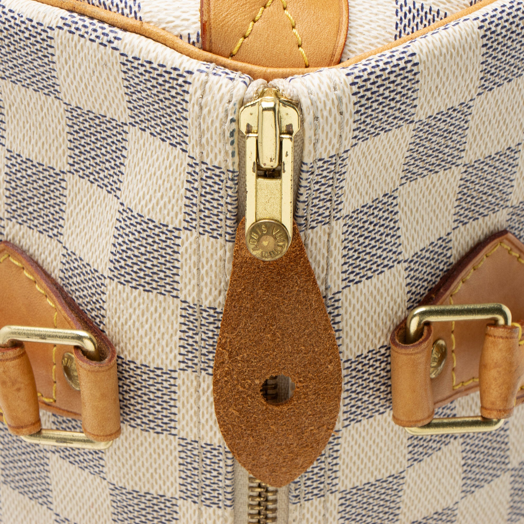 Louis Vuitton Damier Azur Speedy 25 Satchel