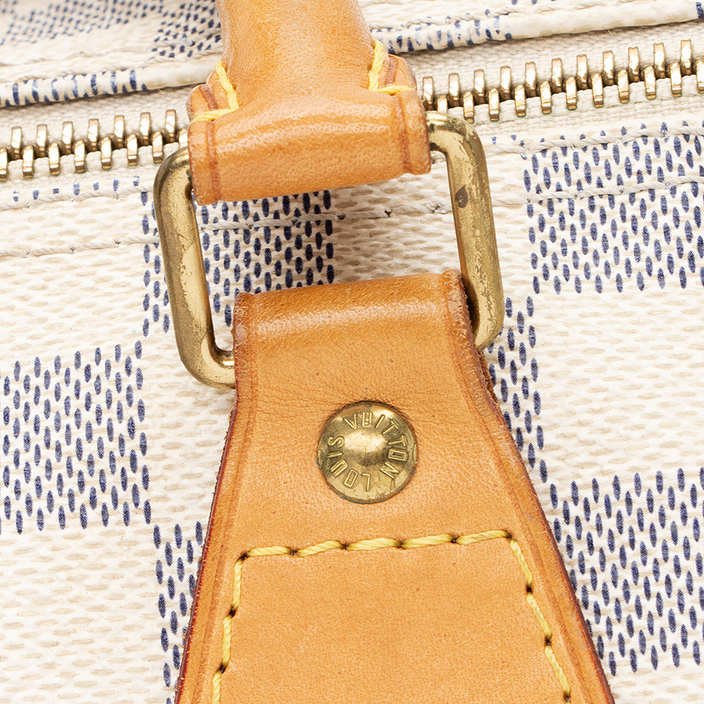 Louis Vuitton Damier Azur Speedy 30 Satchel (SHF-19062)