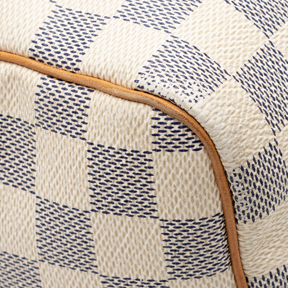 Louis Vuitton Damier Azur Speedy 30 Satchel (SHF-19062)