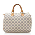 Louis Vuitton Damier Azur Speedy 30 Satchel (SHF-19062)