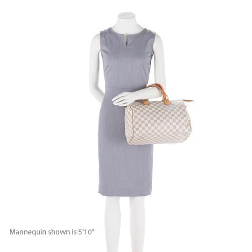 Louis Vuitton Damier Azur Speedy 30 Satchel (SHF-19062)