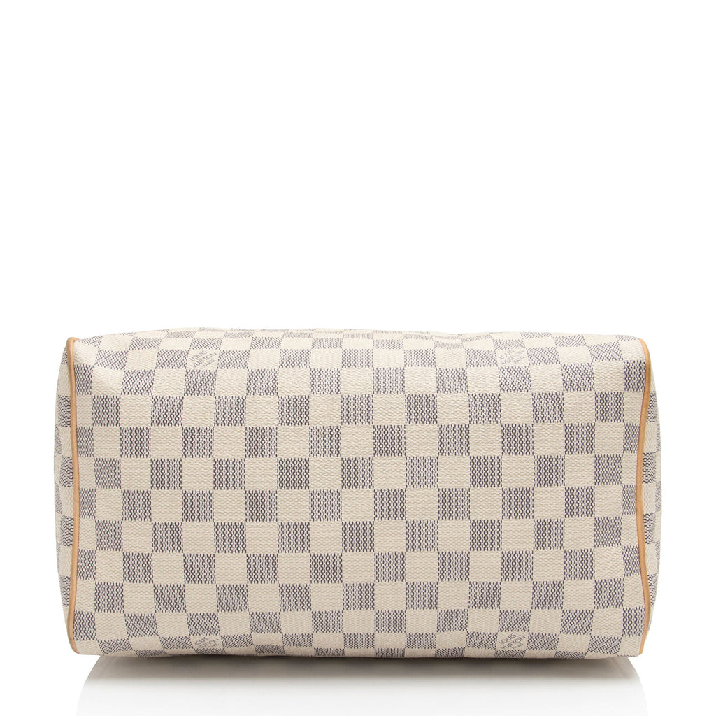 Louis Vuitton Damier Azur Speedy 30 Satchel (SHF-hK0BKQ)