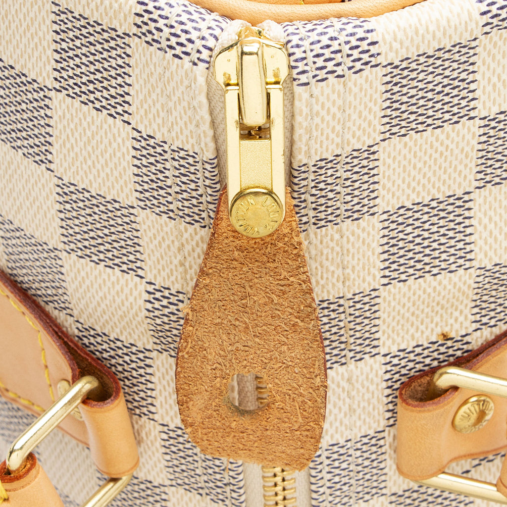Louis Vuitton Damier Azur Speedy 30 Satchel (SHF-hK0BKQ)