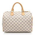 Louis Vuitton Damier Azur Speedy 30 Satchel (SHF-hK0BKQ)