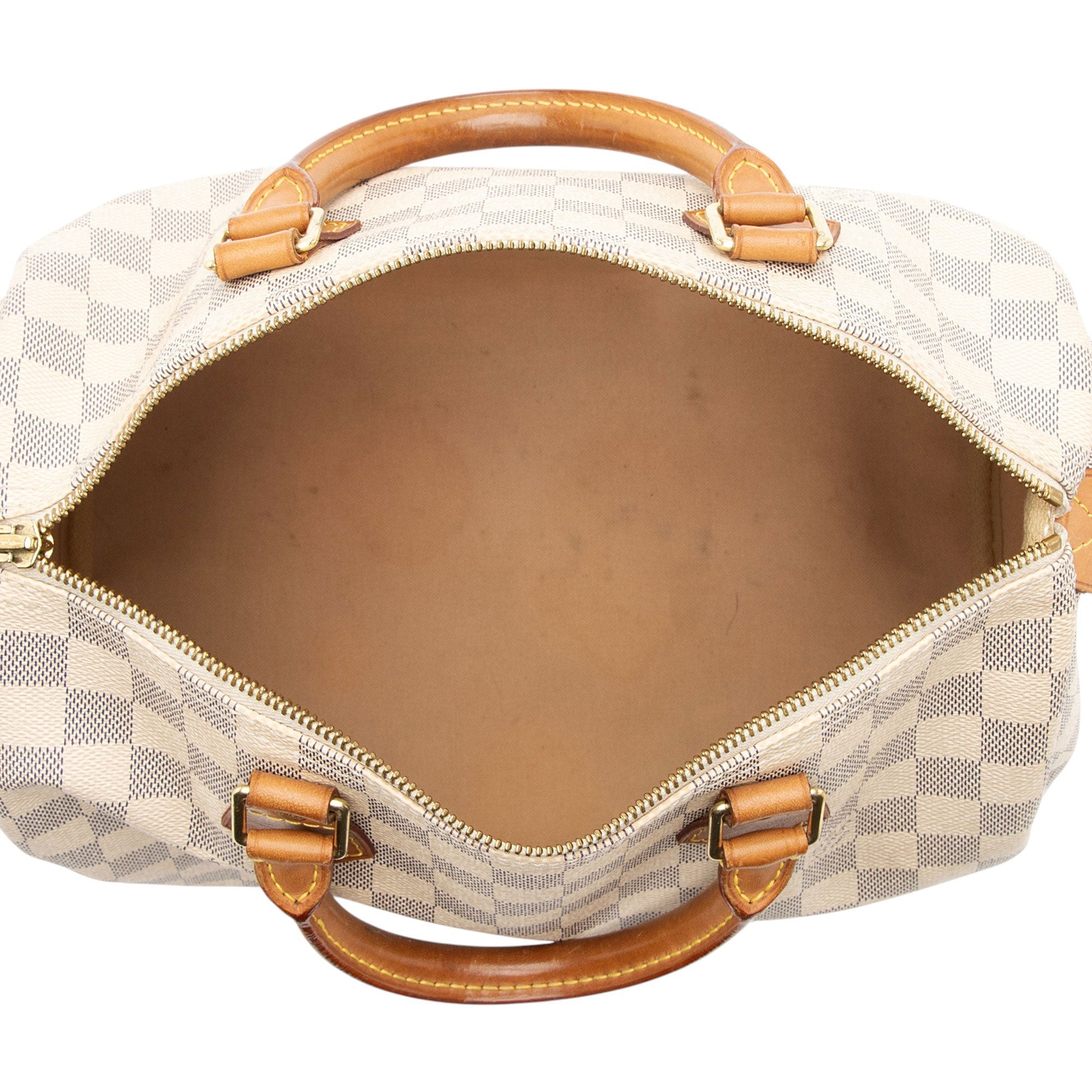 Louis Vuitton Damier Azur Speedy 30 Satchel