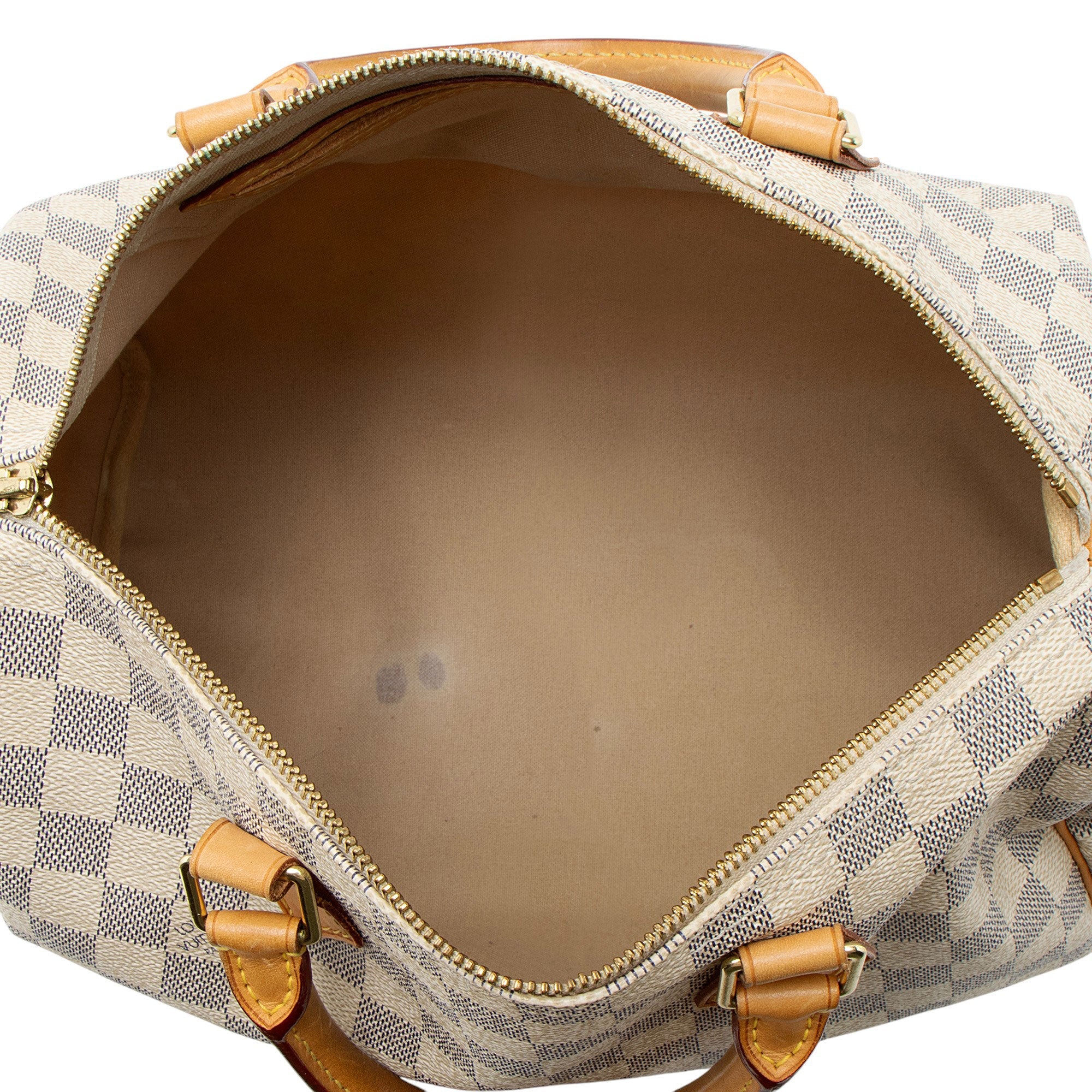 Louis Vuitton Damier Azur Speedy 30 Satchel