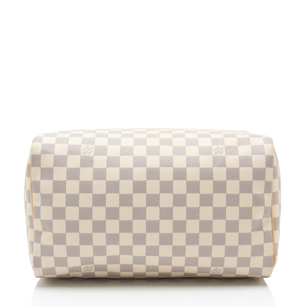 Louis Vuitton Damier Azur Speedy 30 Satchel