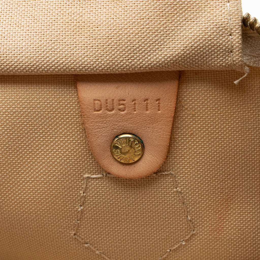 Louis Vuitton Damier Azur Speedy 30 Satchel