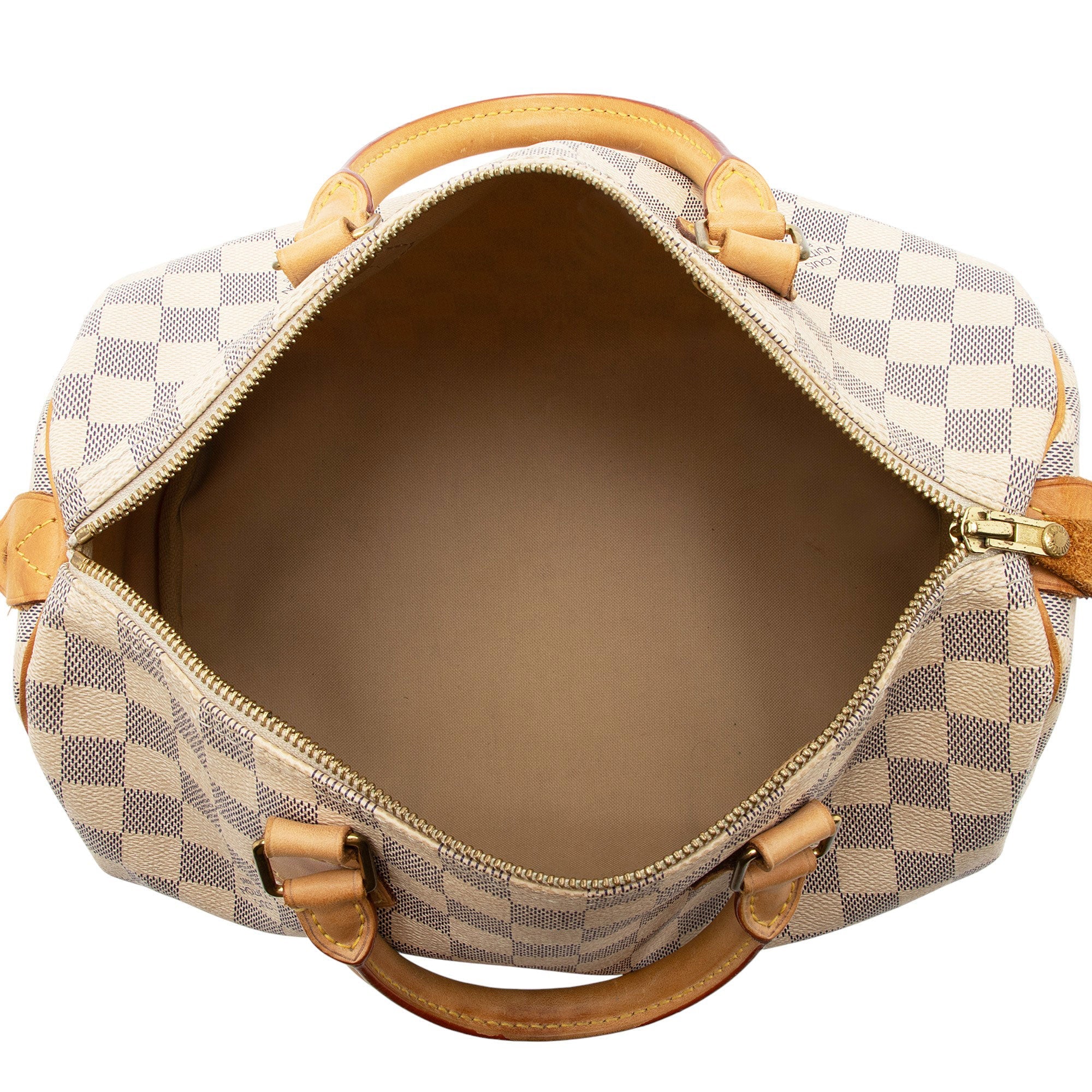 Louis Vuitton Damier Azur Speedy 30 Satchel