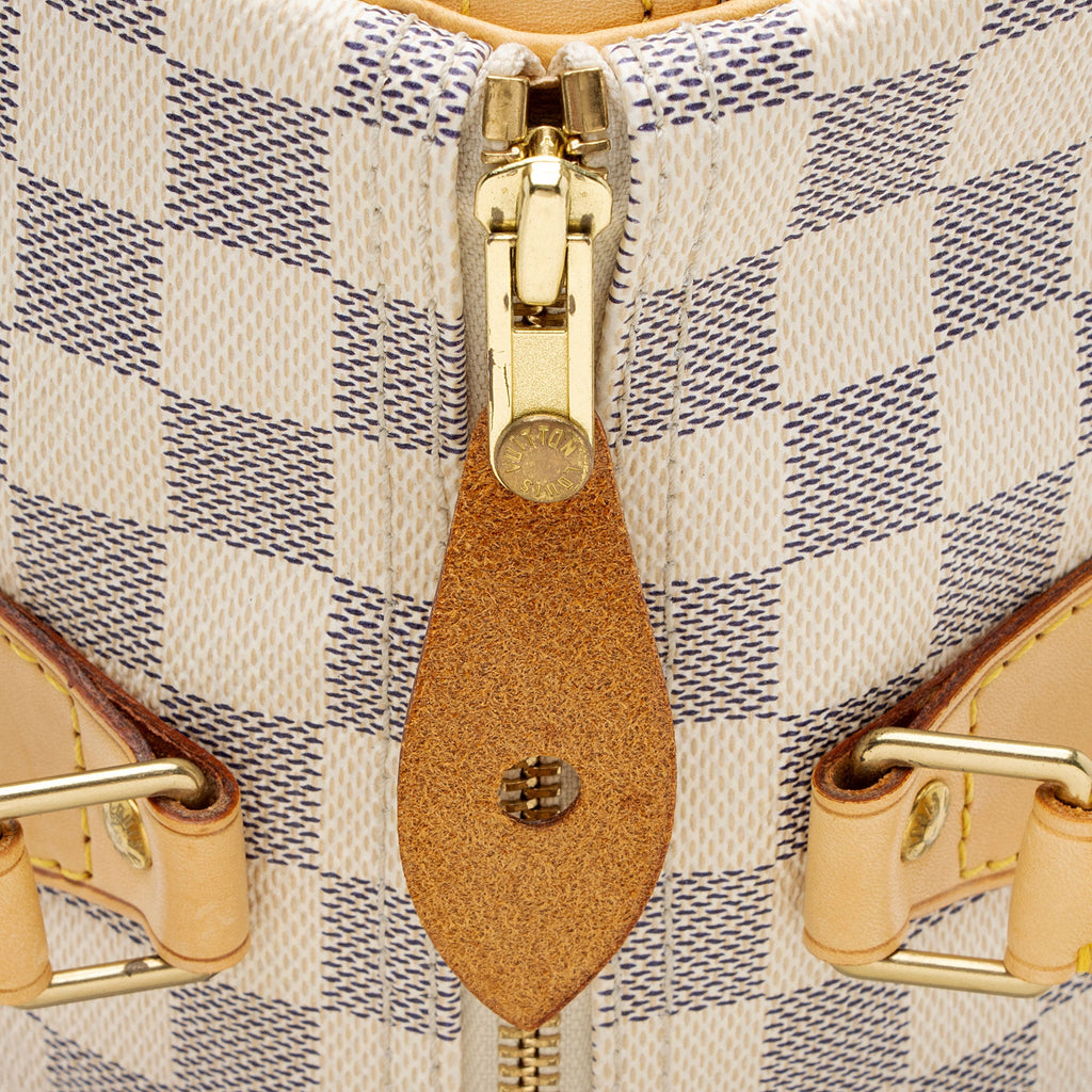 Louis Vuitton Damier Azur Speedy 30 Satchel