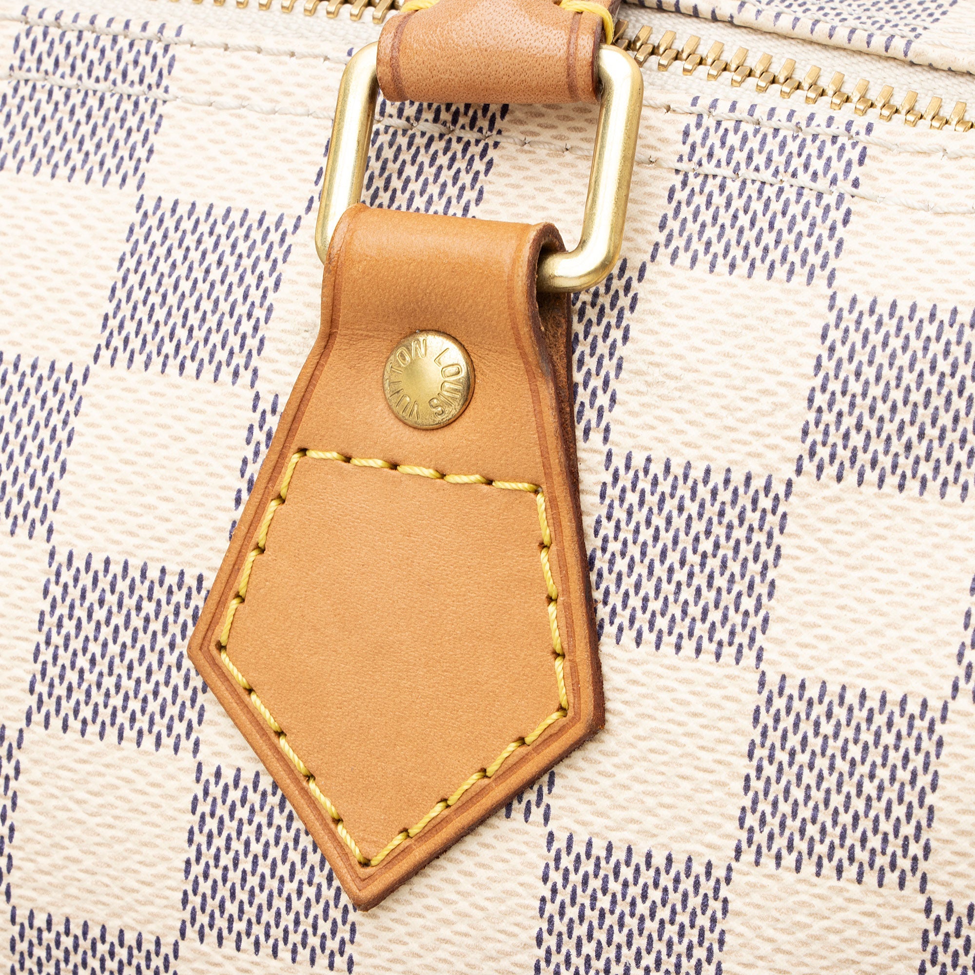 Louis Vuitton Damier Azur Speedy 30 Satchel