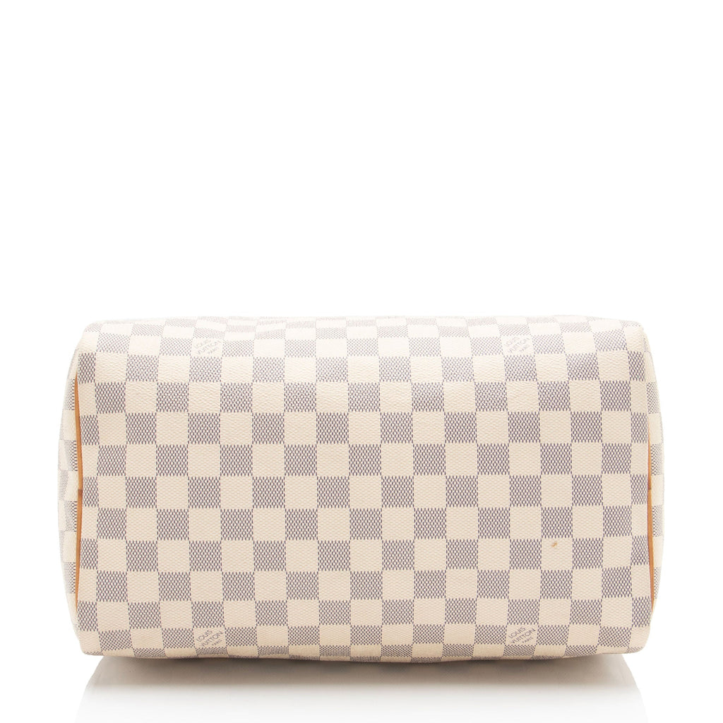 Louis Vuitton Damier Azur Speedy 30 Satchel