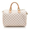 Louis Vuitton Damier Azur Speedy 30 Satchel