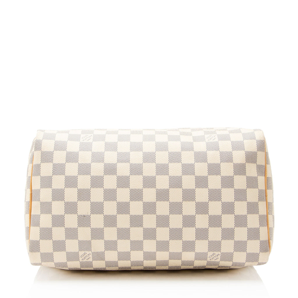 Louis Vuitton Damier Azur Speedy 30 Satchel