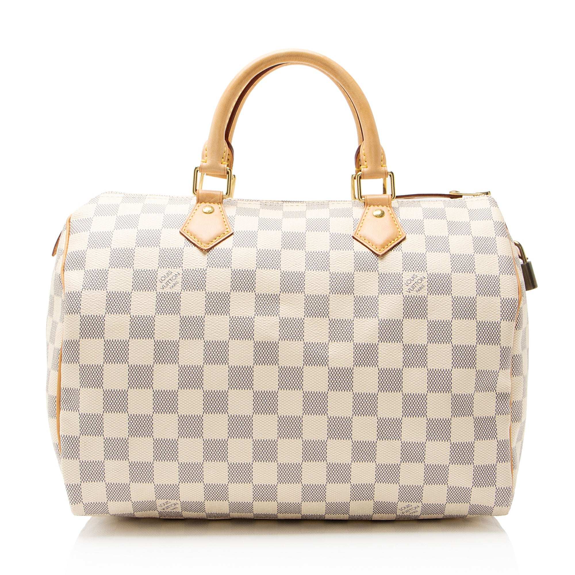 Louis Vuitton Damier Azur Speedy 30 Satchel