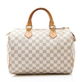 Louis Vuitton Damier Azur Speedy 30 Satchel