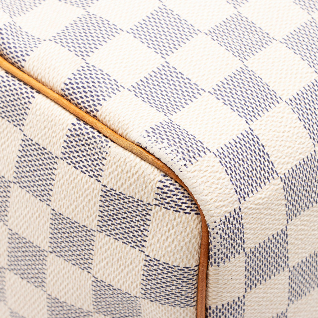 Louis Vuitton Damier Azur Speedy 30 Satchel