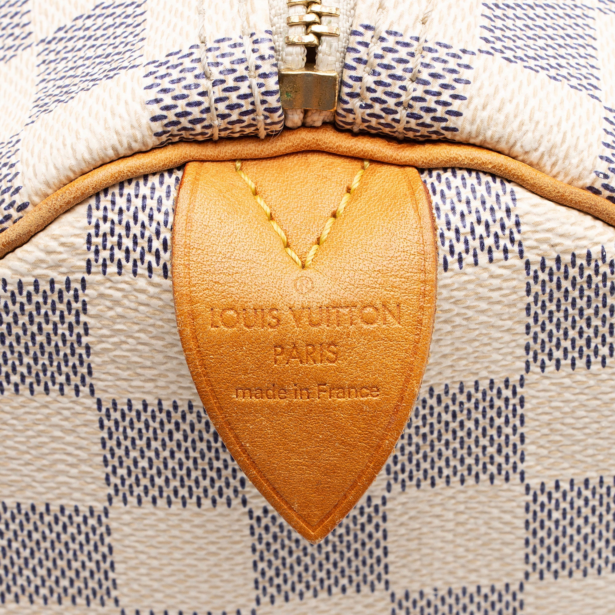 Louis Vuitton Damier Azur Speedy 30 Satchel