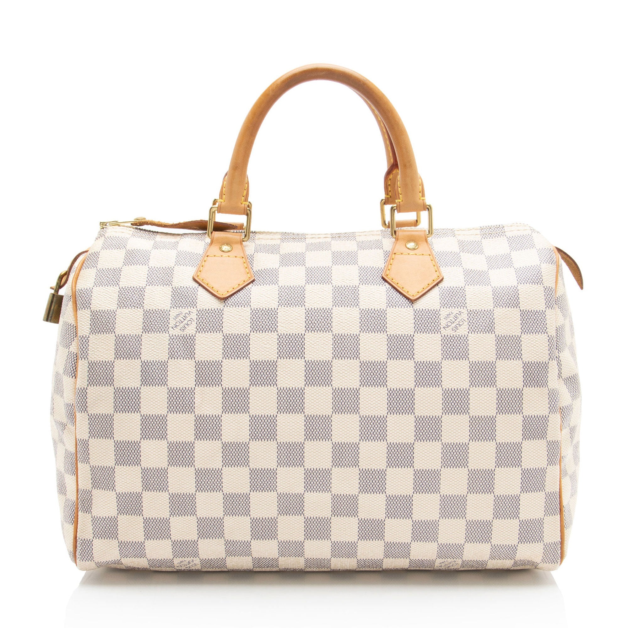 Louis Vuitton Damier Azur Speedy 30 Satchel