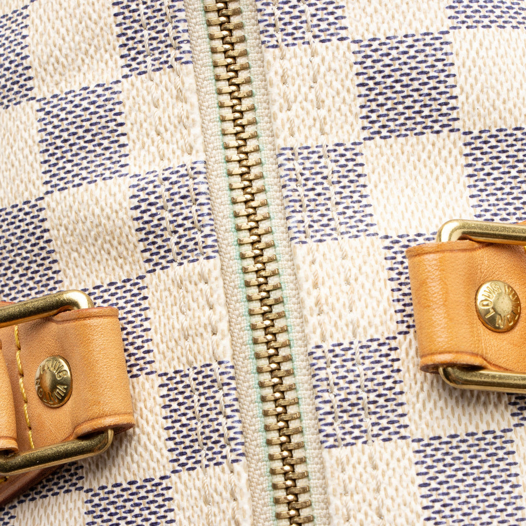 Louis Vuitton Damier Azur Speedy 30 Satchel