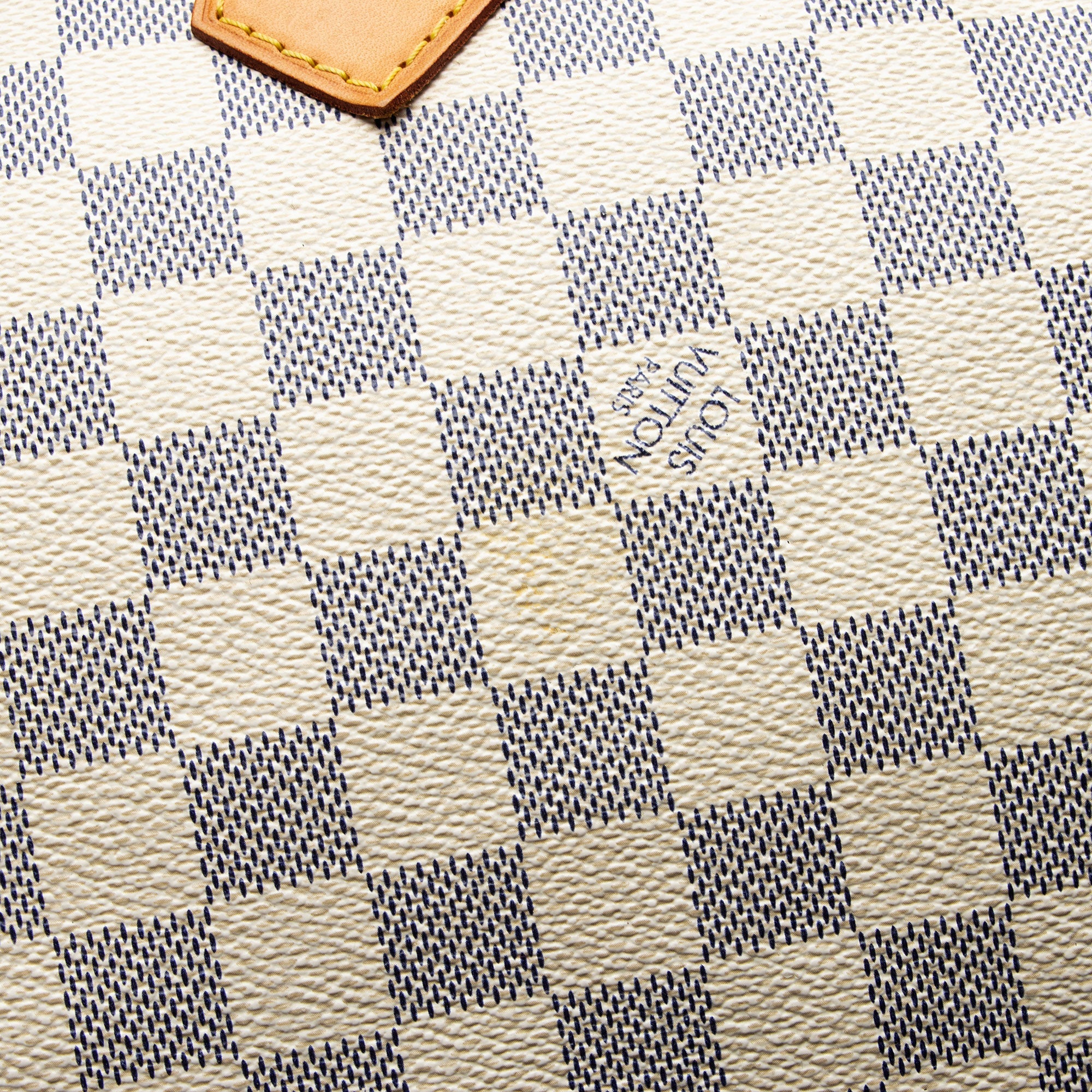 Louis Vuitton Damier Azur Speedy 35 Satchel (SHF-LBu6mk)